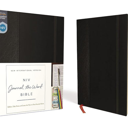 NIV Journal The Word Bible Red Letter Edition [Black]: Reflect, Take Notes, or Create Art Next to Your Favorite Verses