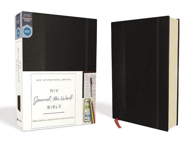 NIV Journal The Word Bible Red Letter Edition [Black]: Reflect, Take Notes, or Create Art Next to Your Favorite Verses