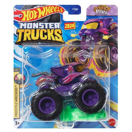Hot Wheels Monster Trucks New for 2024 1:64 Scale 