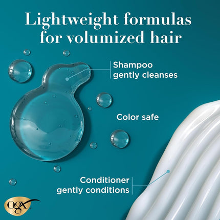 OGX Biotin & Collagen Set, 1 Shampoo + 1 Conditioner, 13 Ounces