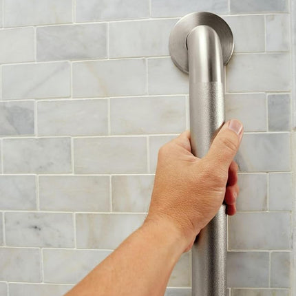 Moen R8724P 24-Inch Bathroom Grab Bar, Peened