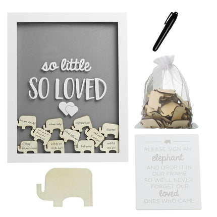 Pearhead Elephant Token Frame, Little Wishes Signa