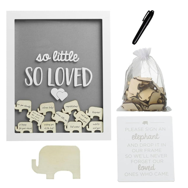 Pearhead Elephant Token Frame, Little Wishes Signa