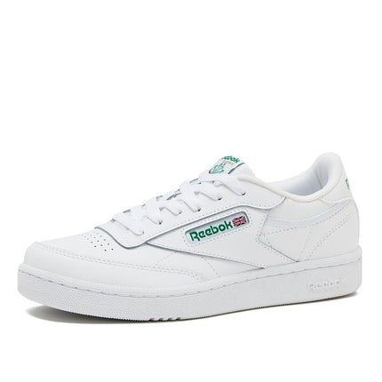 Baskets Reebok Club C pour garçon, Blanc/Vert Glen/Bleu Vector, Taille 38.5 Enfant