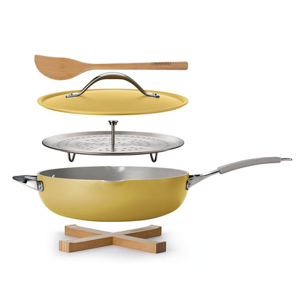 Tramontina All-in-One Plus Pan Set, 5-Quart Cerami