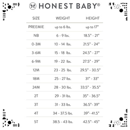 Gigoteuse Kimono en Coton Bio Matelassé HonestBaby, Gris Chiné, Nouveau-né