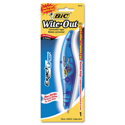 BIC White-Out Exact Liner Correction Tape Pen, Non