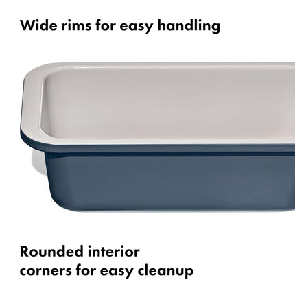 OXO Good Grips Non-Stick Pro Ceramic Coated Metal Bakeware 1Lb Loaf Pan, Storm Blue