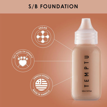 Temptu S/B Airbrush Foundation, Sand, 0.25 Fl Oz