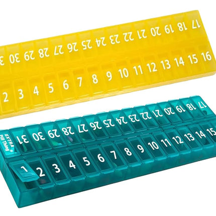 AM/PM 31 Day Once-a Day Monthly Pill Planner Organ