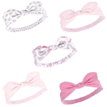 Hudson Baby Unisex Cotton and Synthetic Headbands,