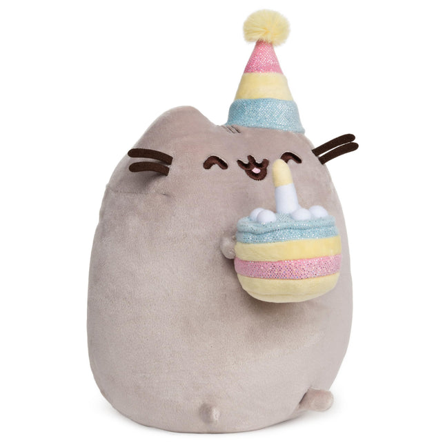 GUND - Pusheen Birthday Cake Plush. 9.5-inches