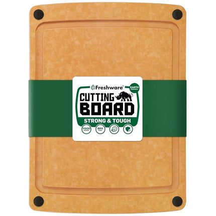 Freshware Wood Cutting Board for Kitchen, Juice Gr