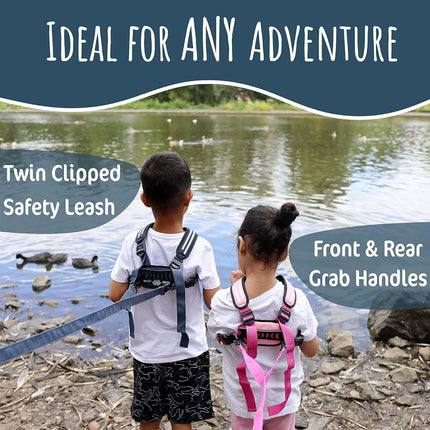 Blue Hobbledehoo Child Harness Safety For Kids Toddlers Aged 2-7 Walking Supporting SEN Special Needs Leash