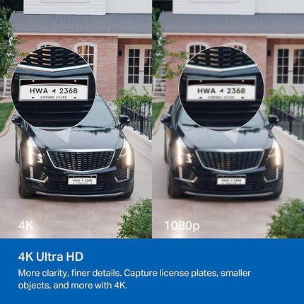 Tapo 4K 8MP Pan/Tilt Outdoor Security Camera, 360° View, C560WS