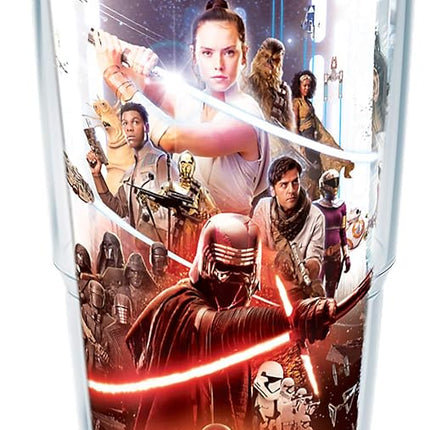 Gobelet de voyage isotherme Tervis Star Wars Episode IX, double paroi, fabriqué aux États-Unis, garde les boissons froides et chaudes, 710 ml, classique