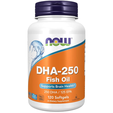 NOW DHA-250,120 Softgels