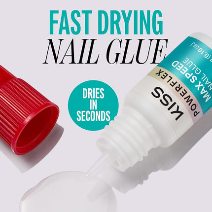 KISS Nail Glue Cyanoacrylate Liquid Nail Glue Glue Nail Clear