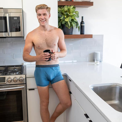 Fruit of the Loom Men's Standard Micro Stretch Boxer Briefs, Designed to Move with You, Lightweight & Moisture Wicking, Trunk-6 Pack-Assorted Colors
