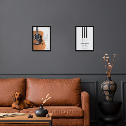 DOAI ART 11x15 Picture Frame 2 Pack, Black 11x15 Diploma/Certificate Frame