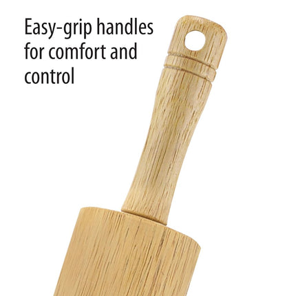 Farberware - Wooden Rolling Pin, Classic Hardwood, Smooth Surface