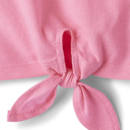 Lot de 2 débardeurs noués devant The Children's Place pour bébés et tout-petits, rose/jaune, 18-24 mois
