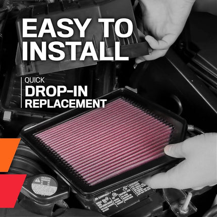 K&N Engine Air Filter: High Performance, Premium, Washable, Replacement Filter: Compatible with 2004-2011 AUDI A6; 2006-2011 AUDI S6, E-2996