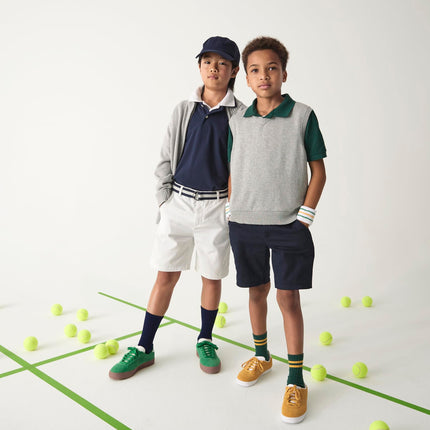 The Children's Place Boys Multipack Short Sleeve Pique Polo, Nautico/Red, Large