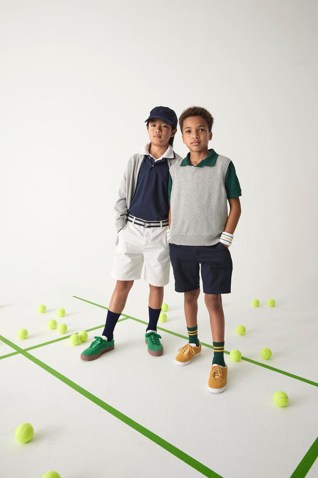 The Children's Place Boys' Short Sleeve Pique Polo 2-Pack, Nautico 2 Pack, X-Large
