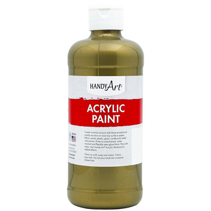 Handy Art Student Acrylic Paint, Metallic Brass, 1