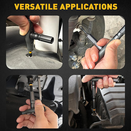 46 in 1 Magnetic Ratchet Screwdriver Set, Multi-Bit Screwdriver Kit, Nut Driver Set, Detachable Ratchet Handle with Storage Case, Repair Tool Kit for Furniture, Computer, Bicycle
