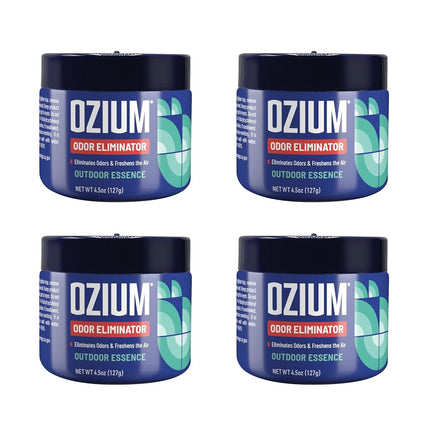 Ozium 4 x Odor Removal Gel for Home, Car, Office and More, Outdoor Essence