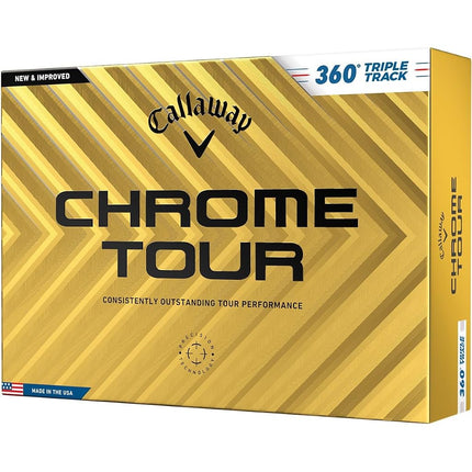 Callaway Golf Chrome Tour Golf Ball, Triple Track 
