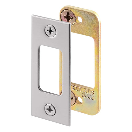 Prime-Line Products E 2483 Deadbolt Strike, Satin Nickel, 2-Piece