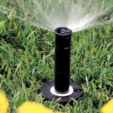 Rain Bird 1803DSH Professional Dual Spray Pop-Up Sprinkler, 180° Half Circle Pattern, 8' - 15' Spray Distance, 3" Pop-up Height