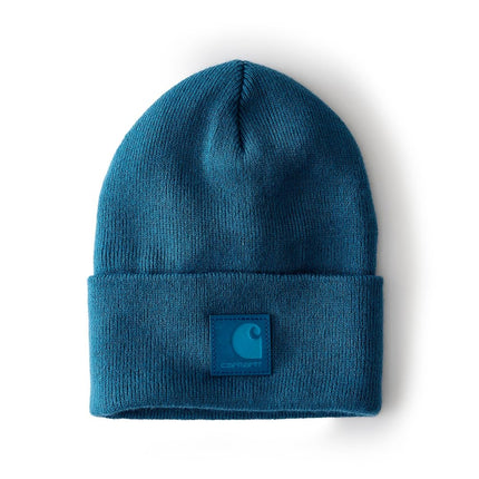 Carhartt Men's Tonal Patch Beanie, Dark Tranquil B