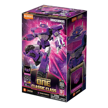 Blokees Figures - Transformers (Model Kit) 71184 - Classic Class(CC) 18-Movie8 Shockwave （Luminous Eyes & Chest）