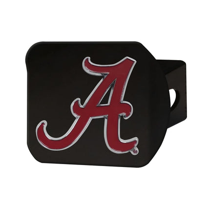 NCAA Alabama Crimson Tide Hitch Cover with Color Emblemblack Hitch Cover with Color Emblem, Black, One Size