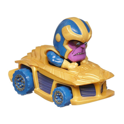 Hot Wheels RacerVerse, Set of 5 Die-Cast Marvel Toy Cars Optimized for Hot Wheels Track Performance with Popular Marvel Characters as Drivers, Gift for Kids & Collectors, HPN40