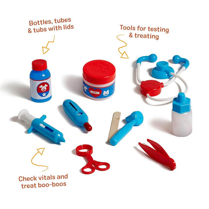Melissa & Doug Pet Vet Set | Animal Care Kit for Kids, Doctor Role Play Toys for Children | Age 3+