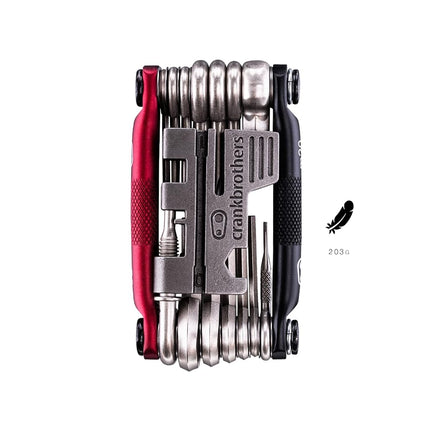 Crankbrothers Multi-20 Mini Tool, Matte Black/Red
