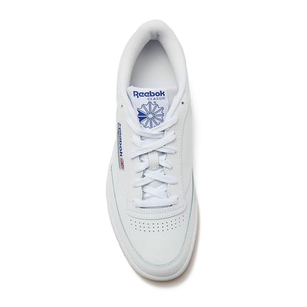 Reebok Boy's Club C 85 Sneaker, White Royal Gum, 5 UK Child