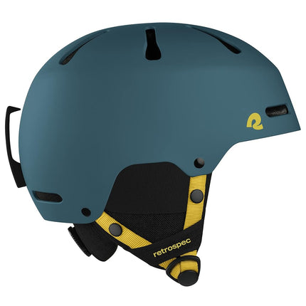 Casco de esquí y snowboard Retrospec Comstock para adultos con 10 ventilaciones, azul superior mate, talla M 55-58 cm (4830)