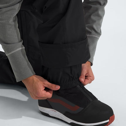 The North Face Men's Freedom Pant - Waterproof, Non-Insulated Snow Pants for Ski & Snowboard, Cargo Pockets, Ankle Gaiters, TNF Black-NPF, XX-Small Short