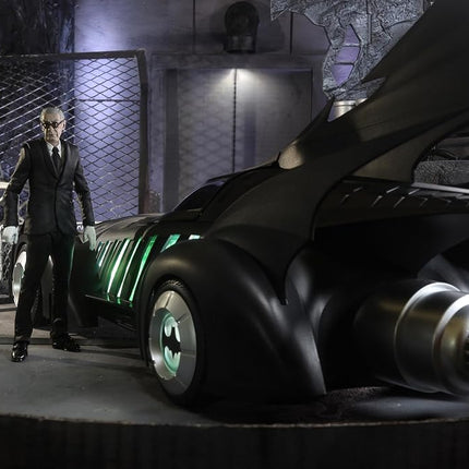 DC Multiverse - Batman Forever - Alfred Pennyworth & Batmobile Vehicle and 7" Figure