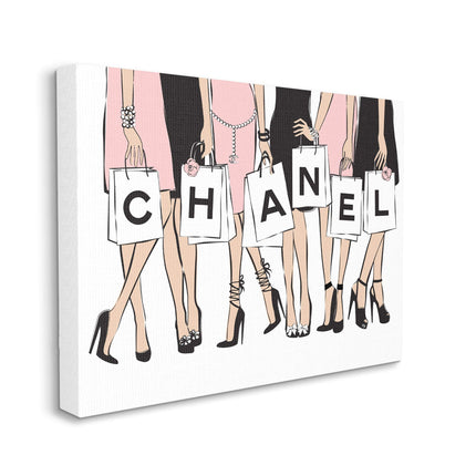 Stupell Industries Fashionista Shopping Bags Styli