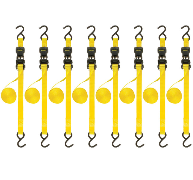 Stanley S1000 Black/Yellow 1" x 10' Ratchet Tie Do