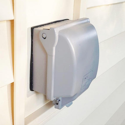 TayMac MX6200 RaynGuard Extra Duty Metal Weatherproof in-Use Cover, 2-Gang, Gray