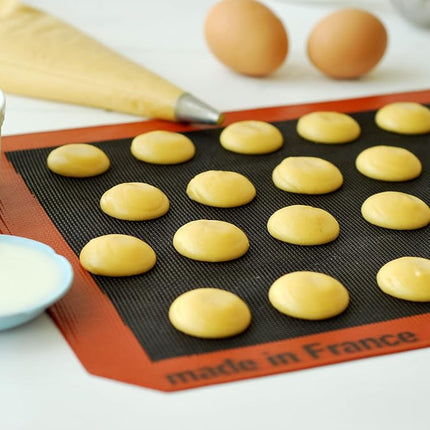 Silpat SN 415 290 02 Silpain Premium Non-Stick Silicone Baking Mat for Bread, 11-5/8" x 16-1/2", Black