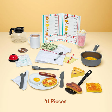 Melissa & Doug Star Diner Restaurant Play Set House (41 Piece)